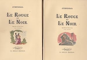 Le rouge et le noir en 2 volumes