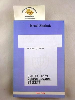 Immagine del venditore per Jdische Geschichte, jdische Religion : Israel - ein Utopia fr Auserwhlte. bersetzung aus dem Englischen von Helmut Spehl. venduto da Chiemgauer Internet Antiquariat GbR