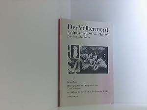 Seller image for Der Vlkermord an den Armeniern vor Gericht : d. Prozess Talaat Pascha. d. Prozess Talaat Pascha for sale by Book Broker