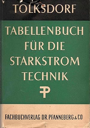 Seller image for Elektro technisches Tabellenbuch, Starkstrom Technik for sale by Auf Buchfhlung