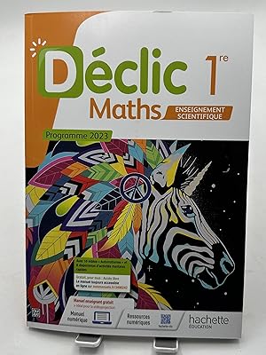 Imagen del vendedor de Dclic - Maths Enseignement Scientifique 1re - Ed. 2023 a la venta por Lioudalivre