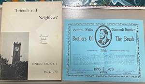 Image du vendeur pour Friends and Neighbors" Souvenir Program Diamond Jubilee Central Falls, RI mis en vente par biblioboy