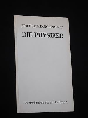 Image du vendeur pour Stuttgarter Hefte 71. Programmheft Wrttembergische Staatstheater Stuttgart 1984/85. DIE PHYSIKER von Friedrich Drrenmatt. Insz.: Barbara Esser/ Jrgen Esser, Bhnenbild: Bert Kistner, Kostme: Gaby Frey. Mit Julia Costa, Maria Wiecke, Judith Diamantstein, Hartmut Lange, John Yamoah, Thomas Martin, Ellen Knr, Helge Rohles mis en vente par Fast alles Theater! Antiquariat fr die darstellenden Knste