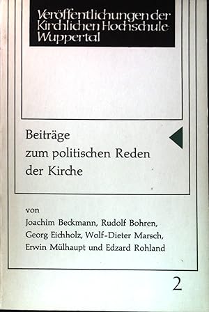 Immagine del venditore per Was ist des Christen Vaterland? - in: Beitrge zum politischen Reden der Kirche. Heft 2 d. Verffentlichungen der kirchlichen Hochschule Wuppertal. venduto da books4less (Versandantiquariat Petra Gros GmbH & Co. KG)