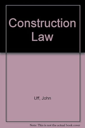 Imagen del vendedor de Construction Law a la venta por WeBuyBooks