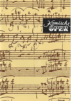 Image du vendeur pour Programmheft 7. SINFONIEKONZERT DES ORCHESTERS DER KOMISCHEN OPER 11. Mail 1995 Spielzeit 1994 / 95 mis en vente par Programmhefte24 Schauspiel und Musiktheater der letzten 150 Jahre