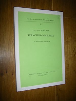 Sprachgeographie. Gesammelte Abhandlungen