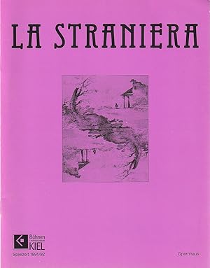 Bild des Verkufers fr Programmheft Vincenzo Bellini LA STRANIERA / DIE FREMDE Premiere 1. Mrz 1992 Spielzeit 1991 / 92 zum Verkauf von Programmhefte24 Schauspiel und Musiktheater der letzten 150 Jahre