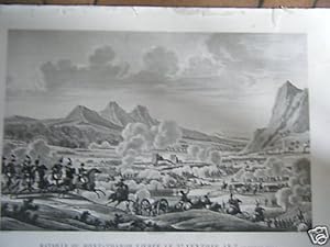 GRAVURE DE C. VERNET BATAILLE MONT-THABOR 1er EMPIRE