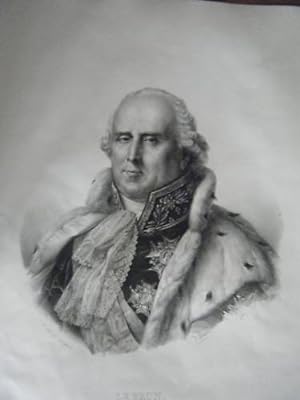LITHOGRAPHIE DE DELPECH 19èME LEBRUN NE MARSEILLE Duc de Plaisance Consul Empire