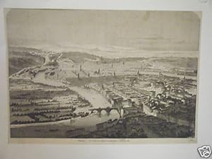 GRAVURE SUR BOIS 19ème VERONE ITALIE VUE GENERALE