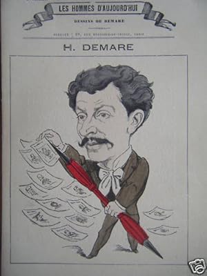 GRAVURE COLORIEE AU POCHOIR PAR DEMARE 19ème H. DEMARE DESSINATEUR