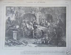 LITHOGRAPHIE 19ème ANALYSE DE LA PENSEE LOUIS PHILLIPPE