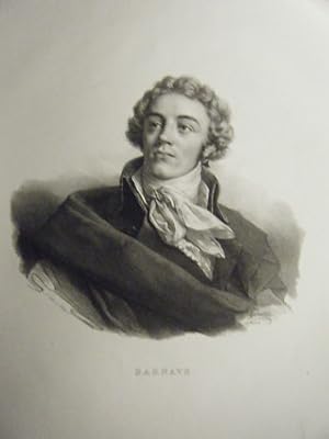 LITHOGRAPHIE DE DELPECH BARNAVE AVOCAT NE A GRENOBLE