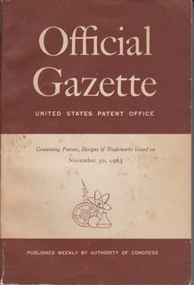 Official Gazette United States Patent Office: Containing Patents, Designs & Trademarks issued on ...