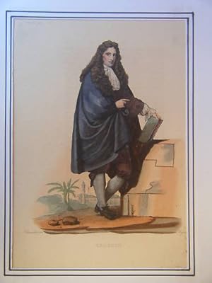 LITHOGRAPHIE COULEUR 19ème CHARDIN PEINTRE