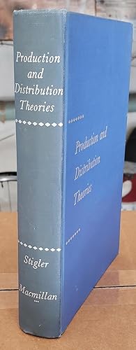 Imagen del vendedor de Production and Distribution Theories: The Formative Period. a la venta por Ted Kottler, Bookseller