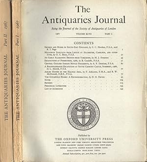 Bild des Verkufers fr The Antiquaries Journal Vol. XLVII part I - II zum Verkauf von Biblioteca di Babele