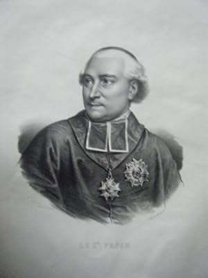 LITHO DE DELPECH 19è CARDINAL FESCH NE A AJACCIO