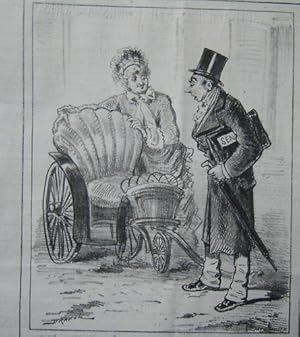 LITHOGRAPHIE DE DRANER 19ème LE FAUTEUIL DU SENAT