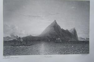 GRAVURE SUR ACIER 19ème GIBRALTAR