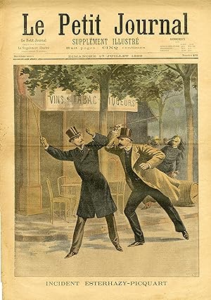 "LE PETIT JOURNAL N°400 du 17/7/1898" INCIDENT ESTERHAZY-PICQUART / EN CORSE : Gendarme et bandit