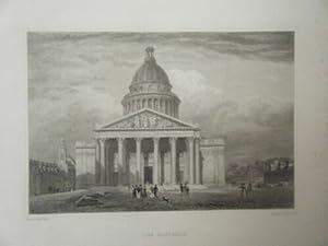 LITHOGRAPHIE DE FREDERIK NASH 1820 PARIS LE PANTHEON