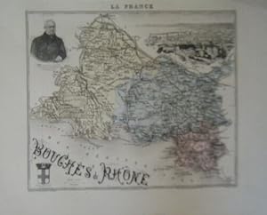 CARTE MIGEON 19ème DEPARTEMENT BOUCHES DU RHONE