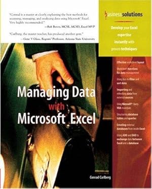 Image du vendeur pour Managing Data with Excel (Business Solutions) mis en vente par WeBuyBooks