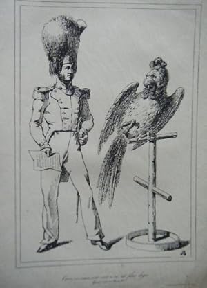 LITHOGRAPHIE DE DELAPORTE 19ème LA CARICATURE