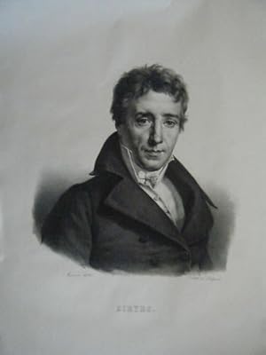 LITHOGRAPHIE DE DELPECH 1825 SIEYES HOMME D' EGLISE HOMME POLITIQUE NE FREJUS