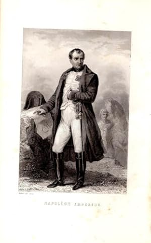 GRAVURE SUR ACIER 19ème NAPOLEON EMPEREUR