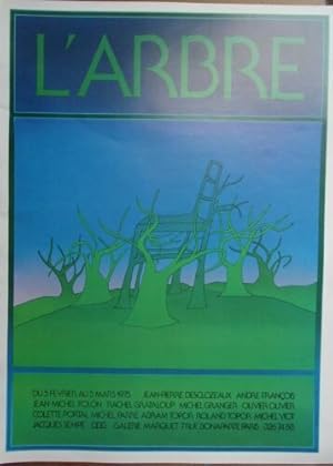 PLANCHE PUBLICITAIRE 1985 D' APRES FOLON L' ARBRE DU 5 FEVRIER AU MARS 1975