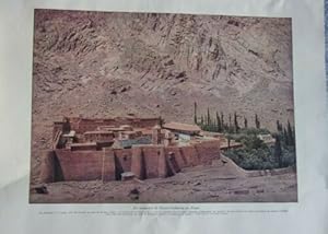 PAGE ILLUSTRATION 1930 MONASTERE DE SAINT CATHERINE AU SINAÏ EGYPTE