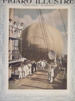 PAGE COUVERTURE COULEUR 1902 NUMERO SPECIAL LES AEROSTATS MANOEUVRE BALLON