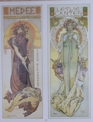 TIRAGE 20ème D'APRES AFFICHE MUCHA PUBLICITE THEATRE RENAISSANCE SARAH BERNHARDT