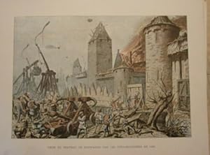 GRAVURE DE 1894 STRASBOURG SIEGE CHATEAU SCHWANAU PAR STRASBOURGEOIS 1333