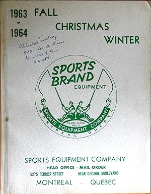 SPORTS EQUIPMENT COMPANY, FALL CHRISTMAS WINTER CATALOGUE - 1963 - 1964