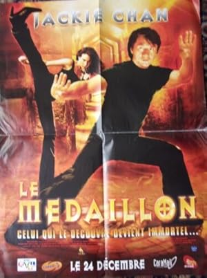 AFFICHE LE MEDAILLON CELUI QUI LE DECOUVRE DEVIENT IMMORTEL AVEC JACKIE CHAN