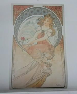 TIRAGE MODERNE DE MUCHA 20ème LES ARTS LA PEINTURE