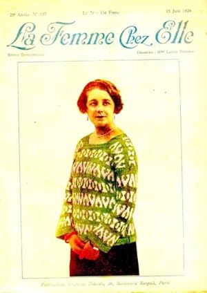 REVUE MENSUELLE LA FEMME CHEZ ELLE N° 337 15 JUIN 1924