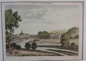 GRAVURE SUR ACIER AQUARELLEE 19ème FRANCE PITTORESQUE EPINAL