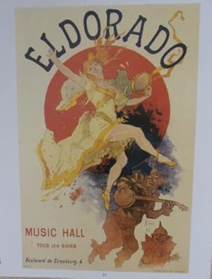 TIRAGE 20ème D' APRES AFFICHE DE CHERET PUBLICITE ELDORADO MUSIC HALL