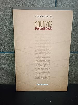Immagine del venditore per Cautivas palabras. Carmen Plaza Arnaiz. venduto da Lauso Books