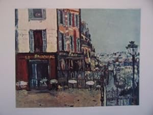 TIRAGE 20ème d' APRES UNE AQUARELLE MONTMARTRE LA SAVOYARDE