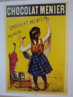 TIRAGE 20ème D' APRES AFFICHE DE FIRMIN BOUISSET PUBLICITE CHOCOLAT MENIER