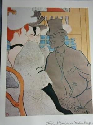 TIRAGE MODERNE 1980 TOULOUSE LAUTREC L' ANGLAIS DU MOULIN ROUGE