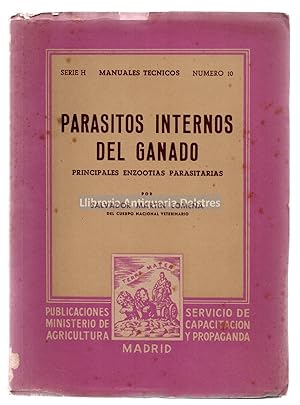 Imagen del vendedor de Parsitos internos del ganado. Principales enzootias parasitarias. a la venta por Llibreria Antiquria Delstres