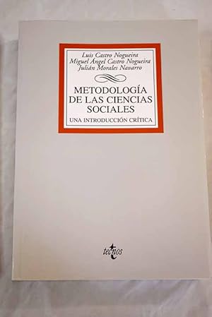 Image du vendeur pour Metodologa de las ciencias sociales mis en vente par Alcan Libros