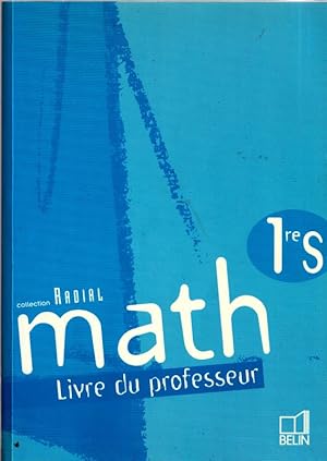 Immagine del venditore per MATHS livre du professeur. venduto da ARTLINK